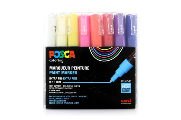 Posca Marker Set PC-1Mx16 Standard Colours