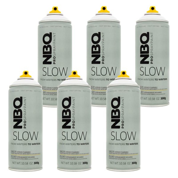 NBQ Cans Slow 400ml - 6er Sparpack White