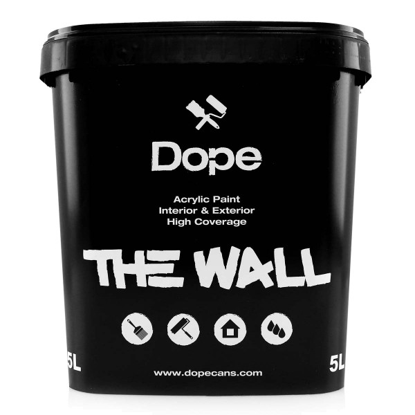 Dope The Wall Wandfarbe 5 Liter - 10 Farben
