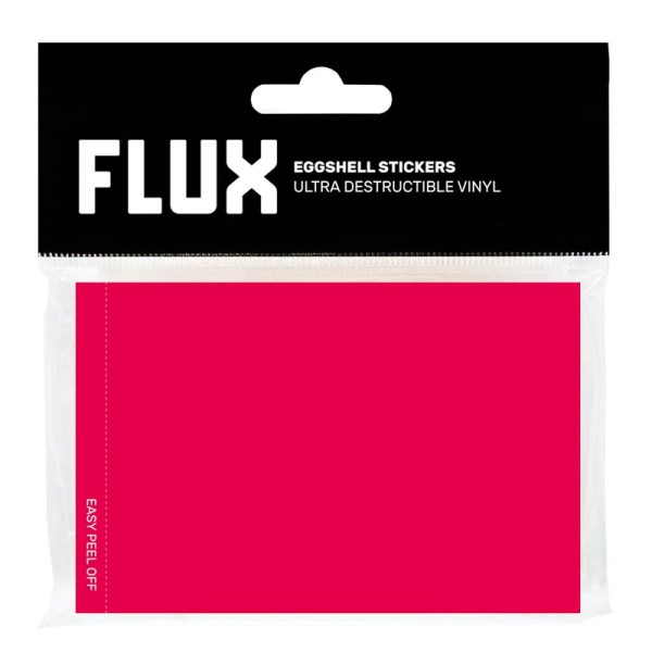 Flux Eggshell Stickers - 50 pieces - Magenta