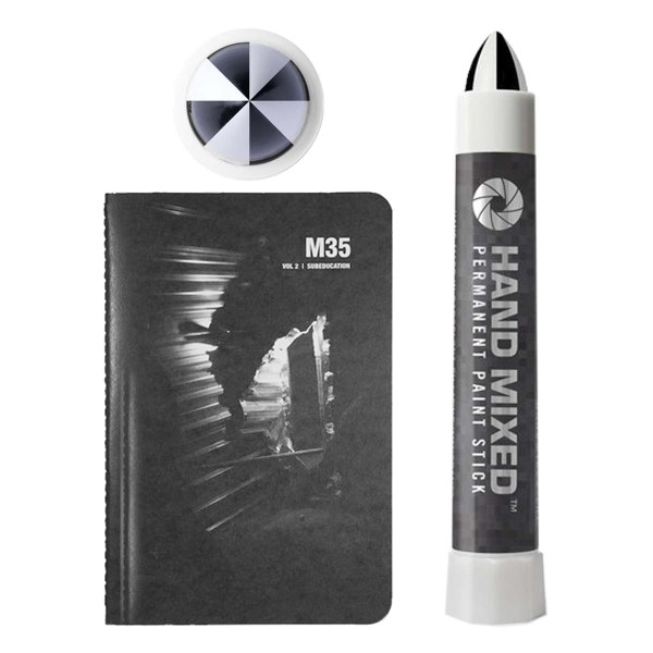 Hand Mixed Marker + Fanzine - M35 Pro SET- Black White Vol.2