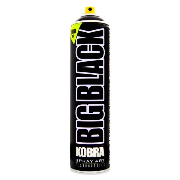 Kobra Paint Cans Big Black 600ml - Schwarz