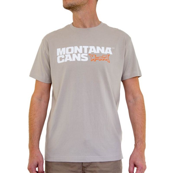 Montana Cans T-Shirt Typo + Logo - Buzzard