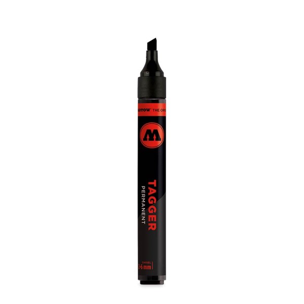 Molotow Tagger Marker 2-6 mm Chisel Black