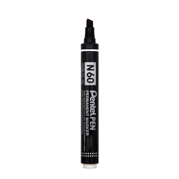Pentel Pen Permanent Marker N60 - Chisel Tip