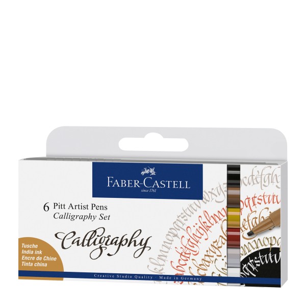 Faber-Castell Pitt Artist Pens Calligraphy 6er Set