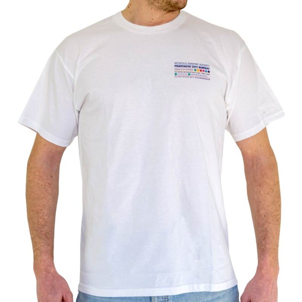 Underpressure T-Shirt "Phantastic City 2" - Weiß