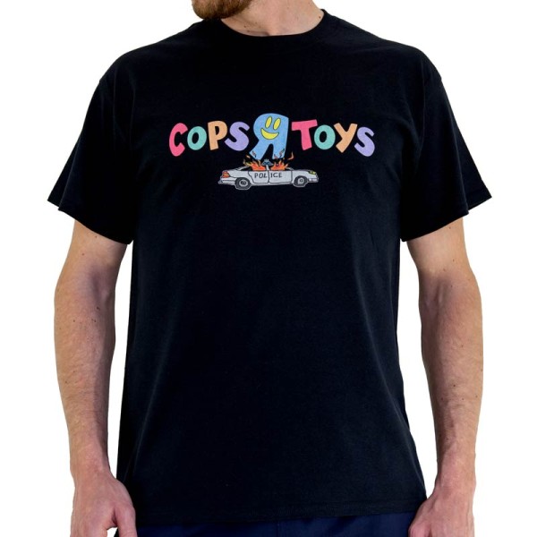 COPS 'R' TOYS T-Shirt Smiley - Black