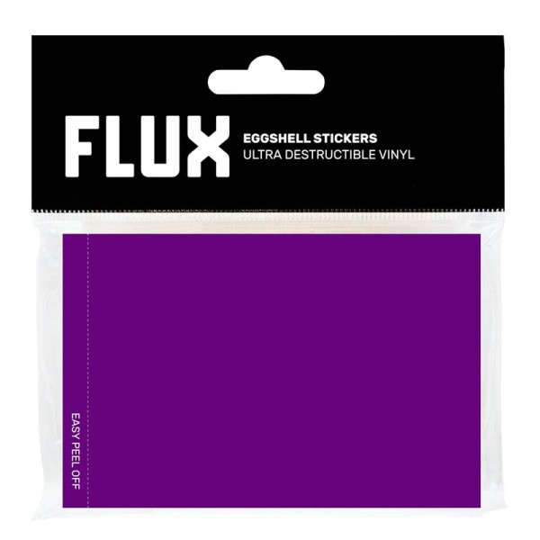 Flux Eggshell Stickers - 50 Stück - Violett