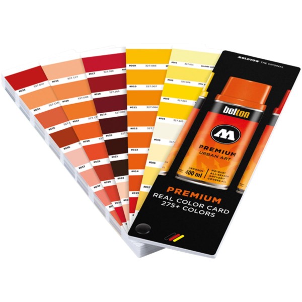 Molotow Premium 275+ Real Color Card