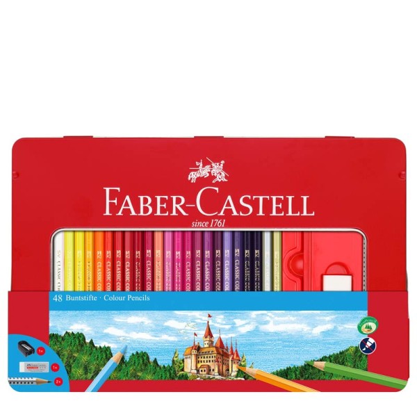 Faber-Castell Buntstift Classic Colour - 48er Metalletui