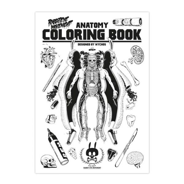 Nychos Anatomy Coloring Book