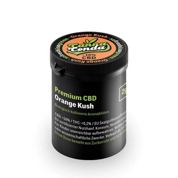 Premium CBD Aromablüten Orange Kush - 2 Gramm