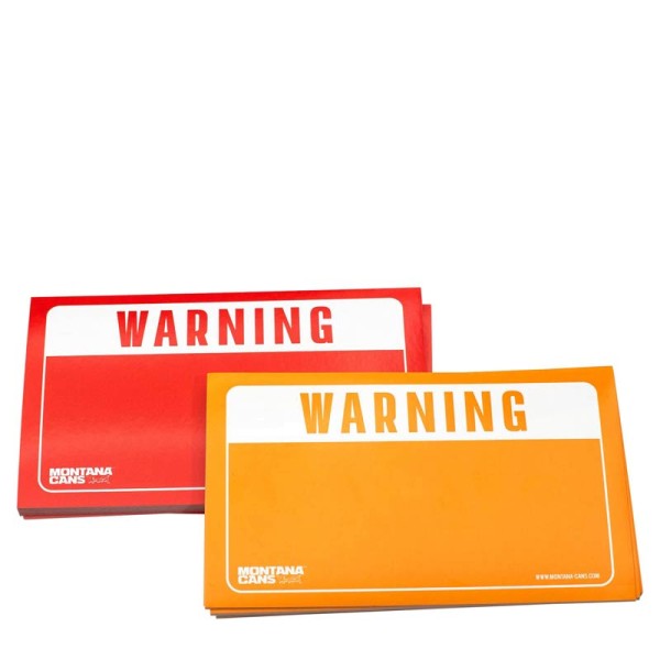 Montana Cans - Warning Sticker Pack 100 pcs