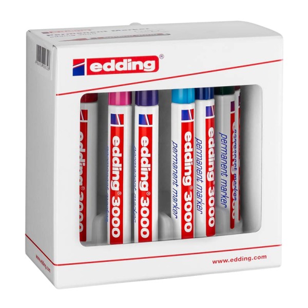 Edding Permanent Marker 3000 - 10er Systembox