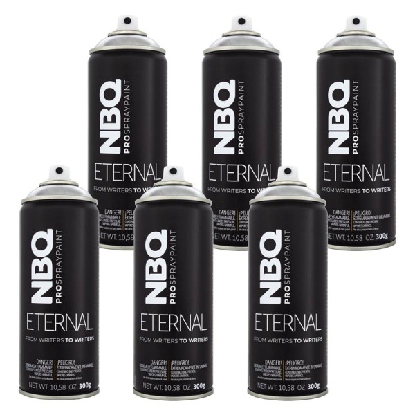 NBQ Pro Cans Eternal 400ml 6er Sparpack - Silber
