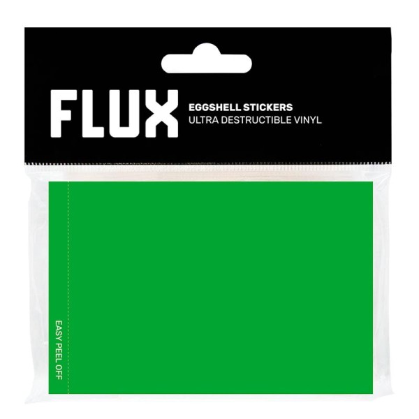 Flux Eggshell Stickers - 50 pieces - Green