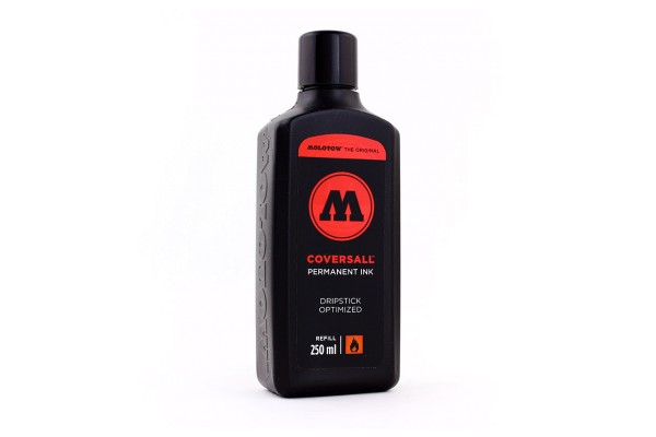 Molotow Ink - COVERSALL Permanent Ink Refill 250 ml - Black