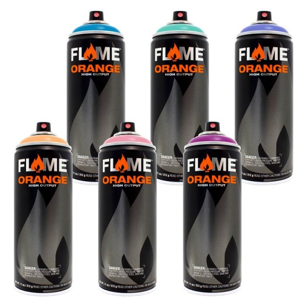 Flame Orange 400ml - 6er Sparpack Candy