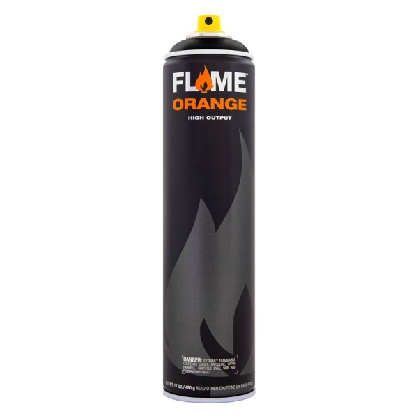 Flame Orange 600ml - Thick Black