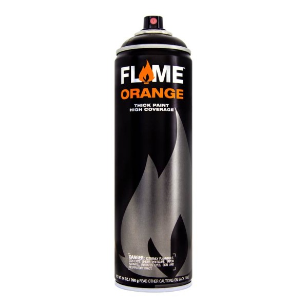 Flame Orange 500ml - Thick Black