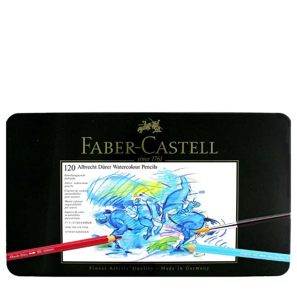 Faber-Castell - Aquarellstifte Albrecht Dürer 120er Metalletui Set