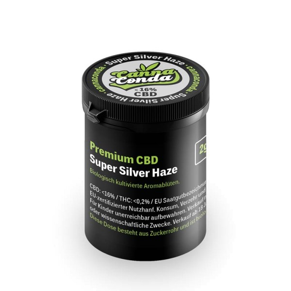 Premium CBD Aromablüten Super Silver Haze - 2 Gramm