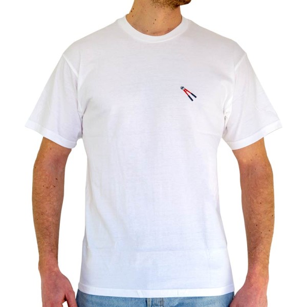 Underpressure T-Shirt "Bolzenschneider" - Weiß