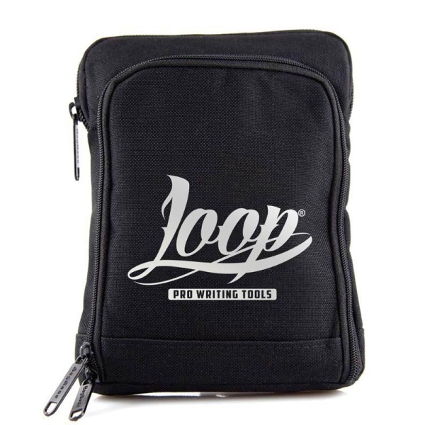 Loopcolors Pusherbag Logo Loop - Schwarz-Silber