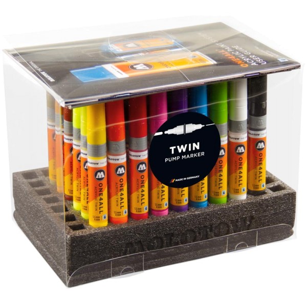 Molotow One4All Marker 50er Set - Acrylic Twin Display Set Complete
