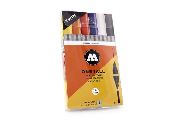 Molotow ONE4ALL Twin - Basic Set 1
