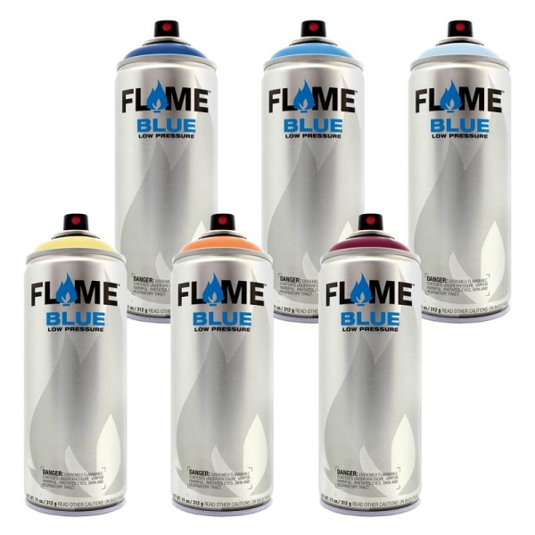 Flame Blue 400ml - 6er Sparpack Hall of Fame 1